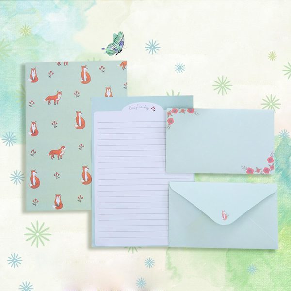 90PCS Stationary Paper and Envelopes Set, writing paper stationery set,10 Different Style Cute Writing Stationery Paper Letter Set(60 stationery paper + 30 envelopes) - Image 3