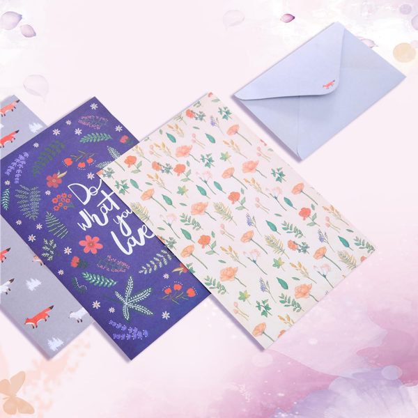 90PCS Stationary Paper and Envelopes Set, writing paper stationery set,10 Different Style Cute Writing Stationery Paper Letter Set(60 stationery paper + 30 envelopes) - Image 7
