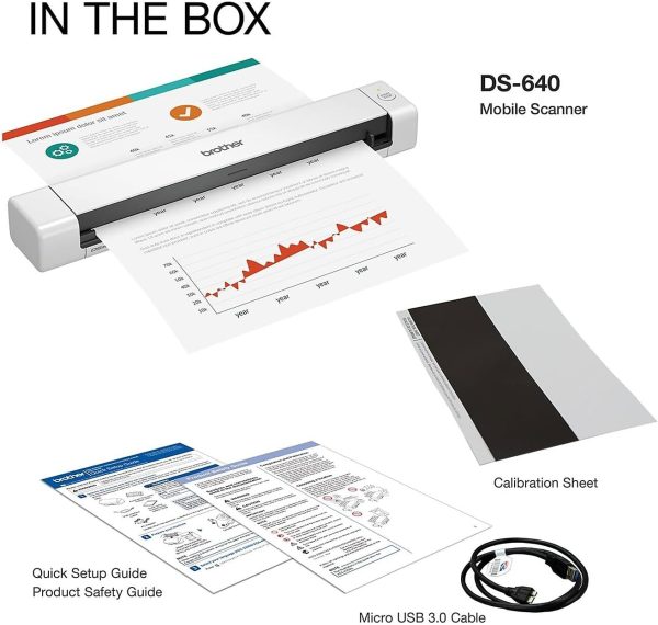 Brother DS-640 Compact Mobile Document Scanner, (Model: DS640) - Image 9