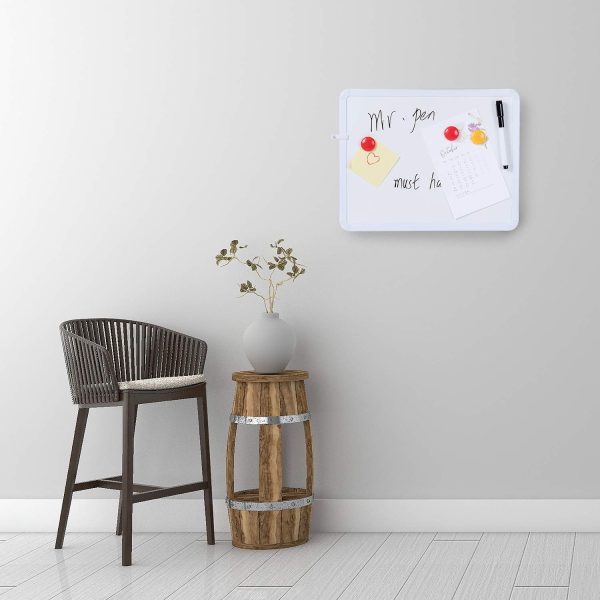 Mr. Pen- Dry Erase Board, 14” x 11” with a Black Dry Erase Marker, Small Mini White Board for Kids, Students - Image 7