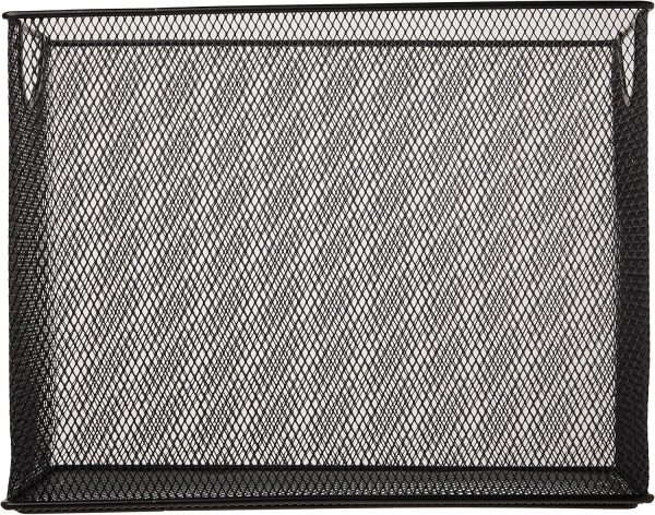 U Brands Mesh Steel Desktop Hanging File Holder, Letter Size, 12.4" x 9.53" x 5.5", Black - 457U00-06 - Image 3