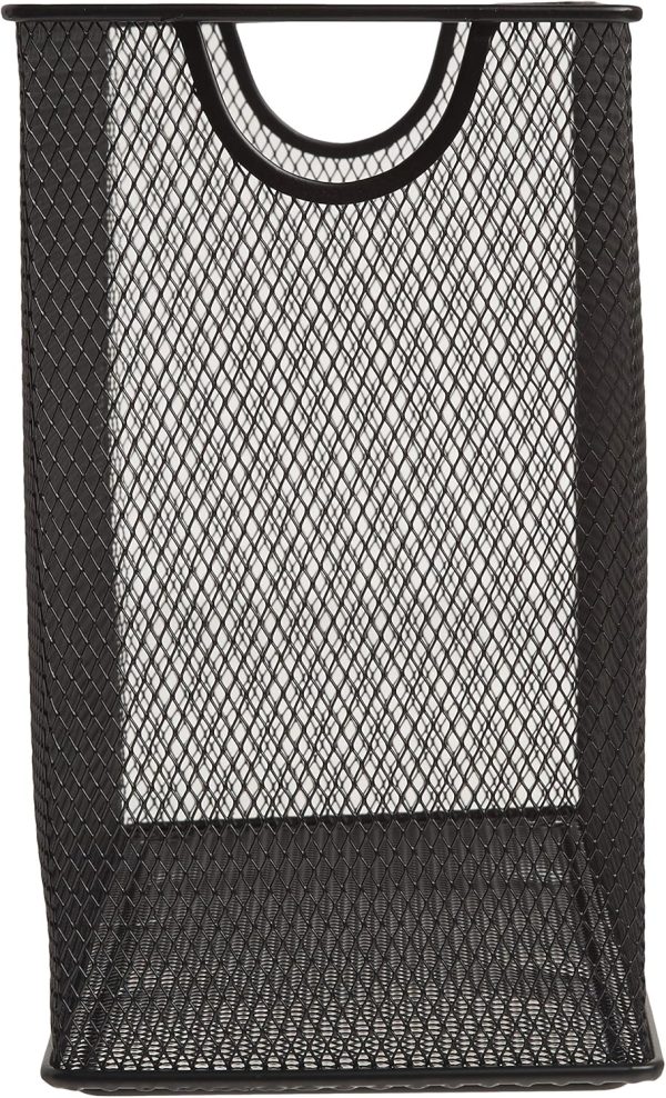 U Brands Mesh Steel Desktop Hanging File Holder, Letter Size, 12.4" x 9.53" x 5.5", Black - 457U00-06 - Image 4