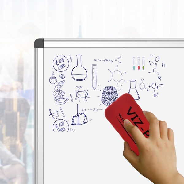 VIZ-PRO Magnetic Dry Erase Board, 36 X 24 Inches, Silver Aluminium Frame - Image 4