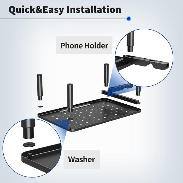 Zimilar 2 Pack Monitor Stand , 3 Height Adjustable Stand with Unique Star Mesh for Computer, Laptop, Printer, Notebook, iMac, Premium Metal Monitor Risers for 2 Monitors - Image 6